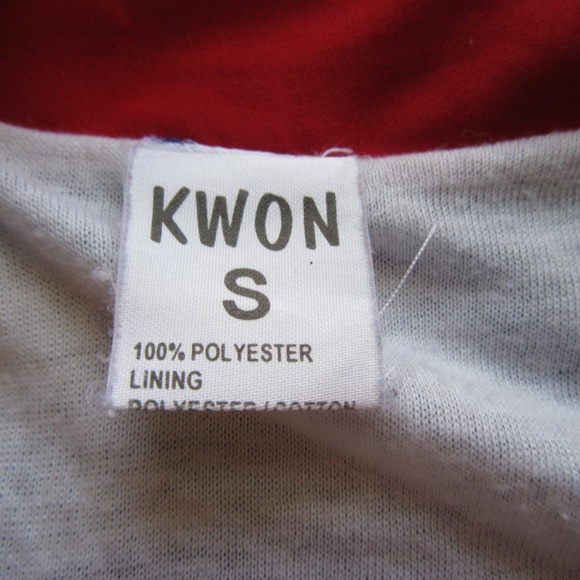 Vintage Kwon Color Block Jacket Sz S USA - Picture 5 of 6